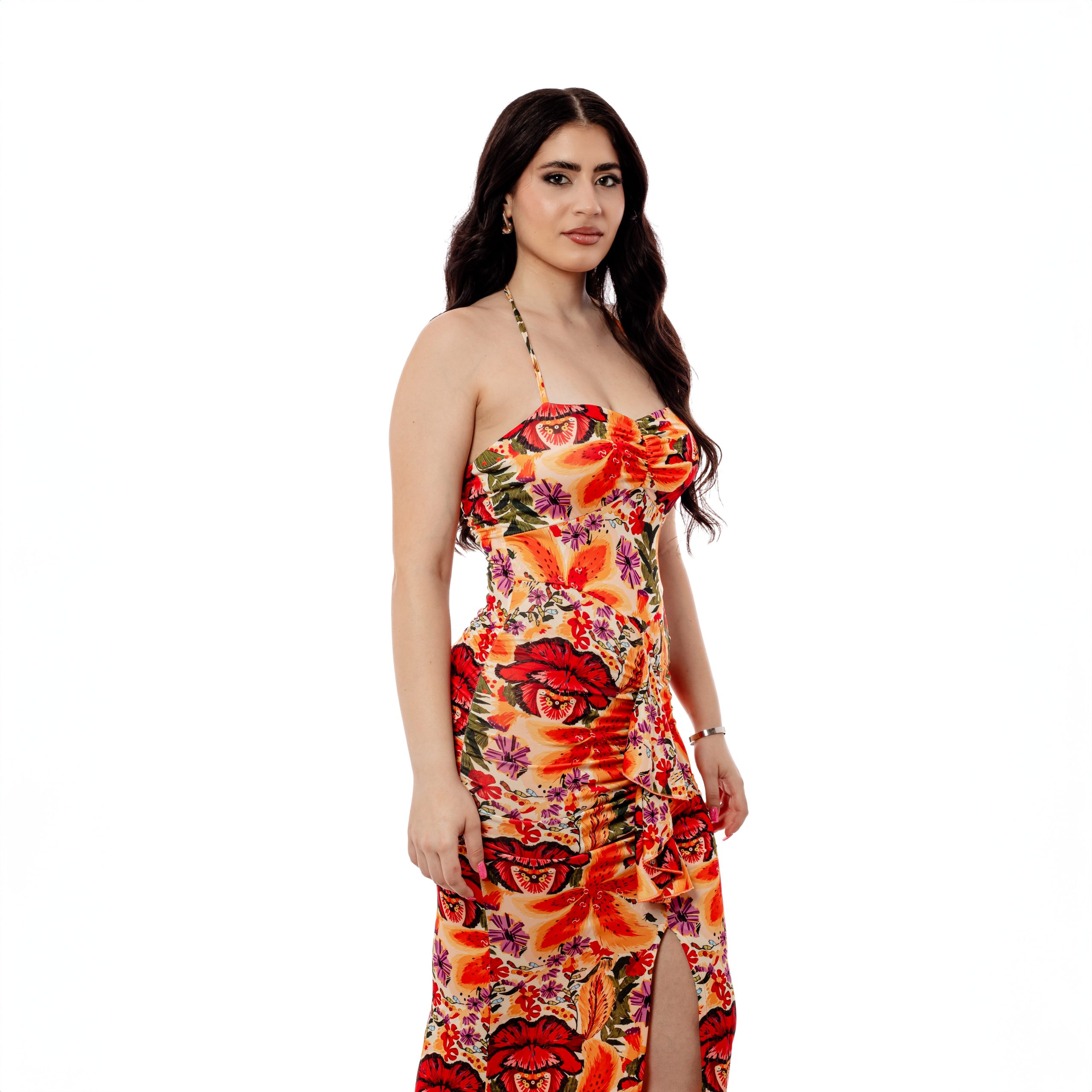 Inez Maxi Dress Red